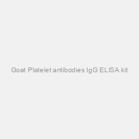Goat Platelet antibodies IgG ELISA kit